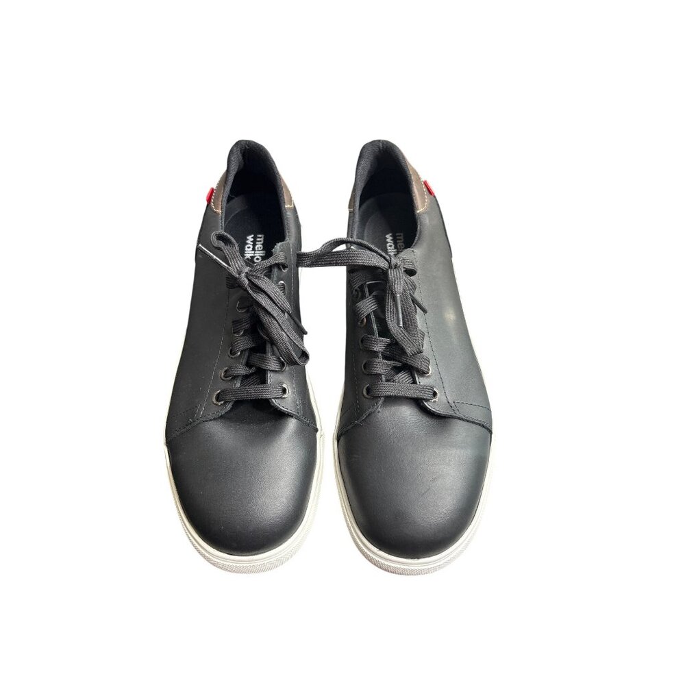 Mellow Walk Men's Black Owen Steel Toe Lace-Up Work Shoes Size 9.5